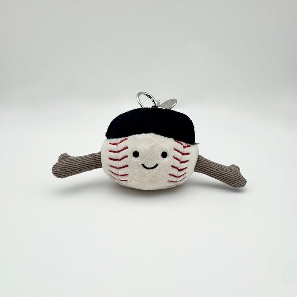 Jellycat Amuseable s Baseball Bag Charm Keychain 12cm Plush NWT Cute Gift - Picture 1 of 4